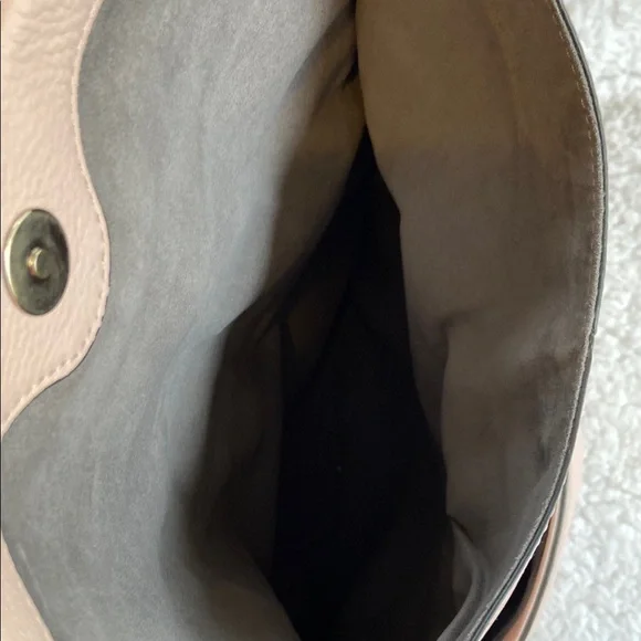 Vince Camuto Cameo Rose Leather Shoulder Bag with Gold Hardware - Picture 7 of 14